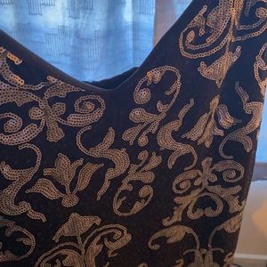 Black and Silver dress